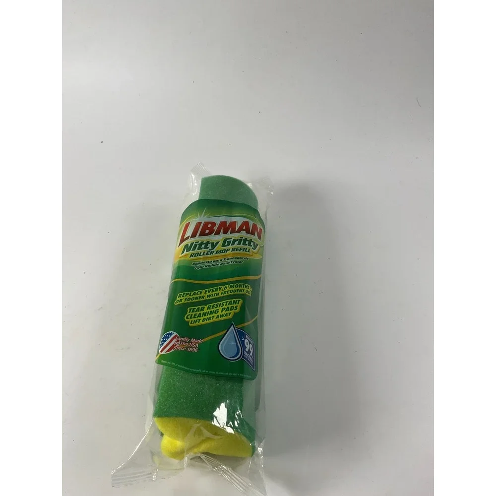 LIBMAN NITTY GRITTY ROLLER MOP REFILLS 02011 Tear Resistant